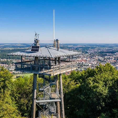 Zentrale Ferienwohnung In Aalen City Mit 4-Sternen Buitenkant foto