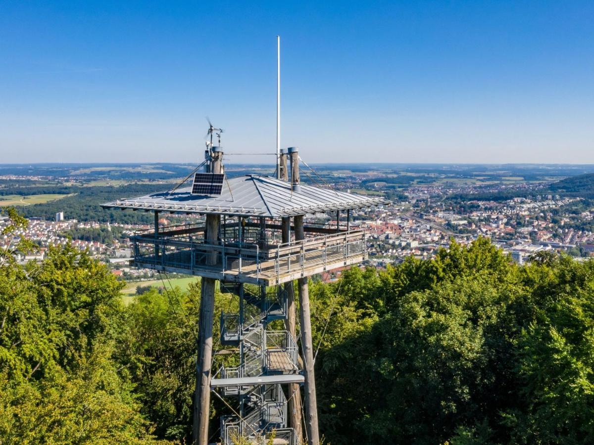 Zentrale Ferienwohnung In Aalen City Mit 4-Sternen Buitenkant foto